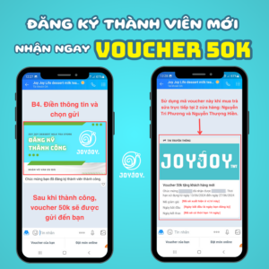 Đăng ký thành viên tại Joy Joy nhận voucher 50k